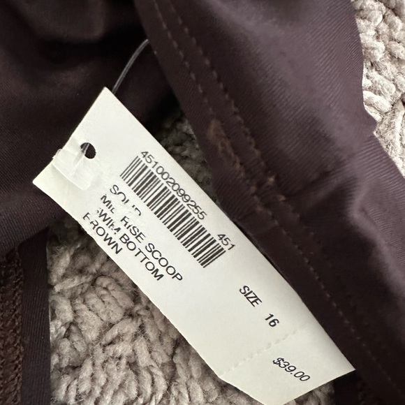 NWT La Blanca Dark Brown Bikini Bottom - Picture 9 of 9